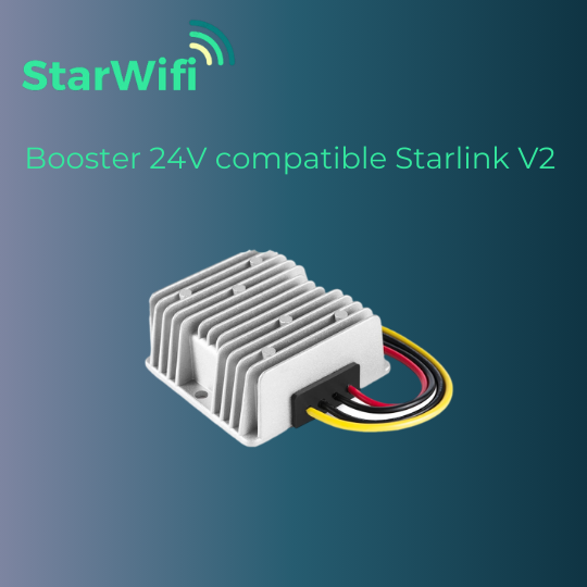 24V Booster compatible with Starlink – StarWifi