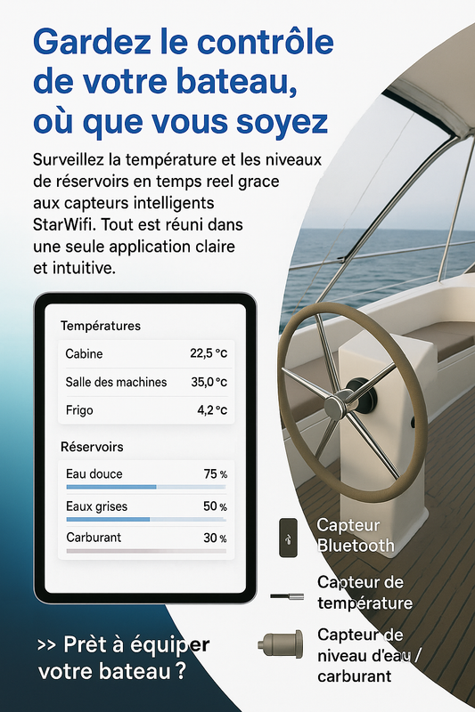 Kit de Monitoring Marine StarWifi Sécurité
