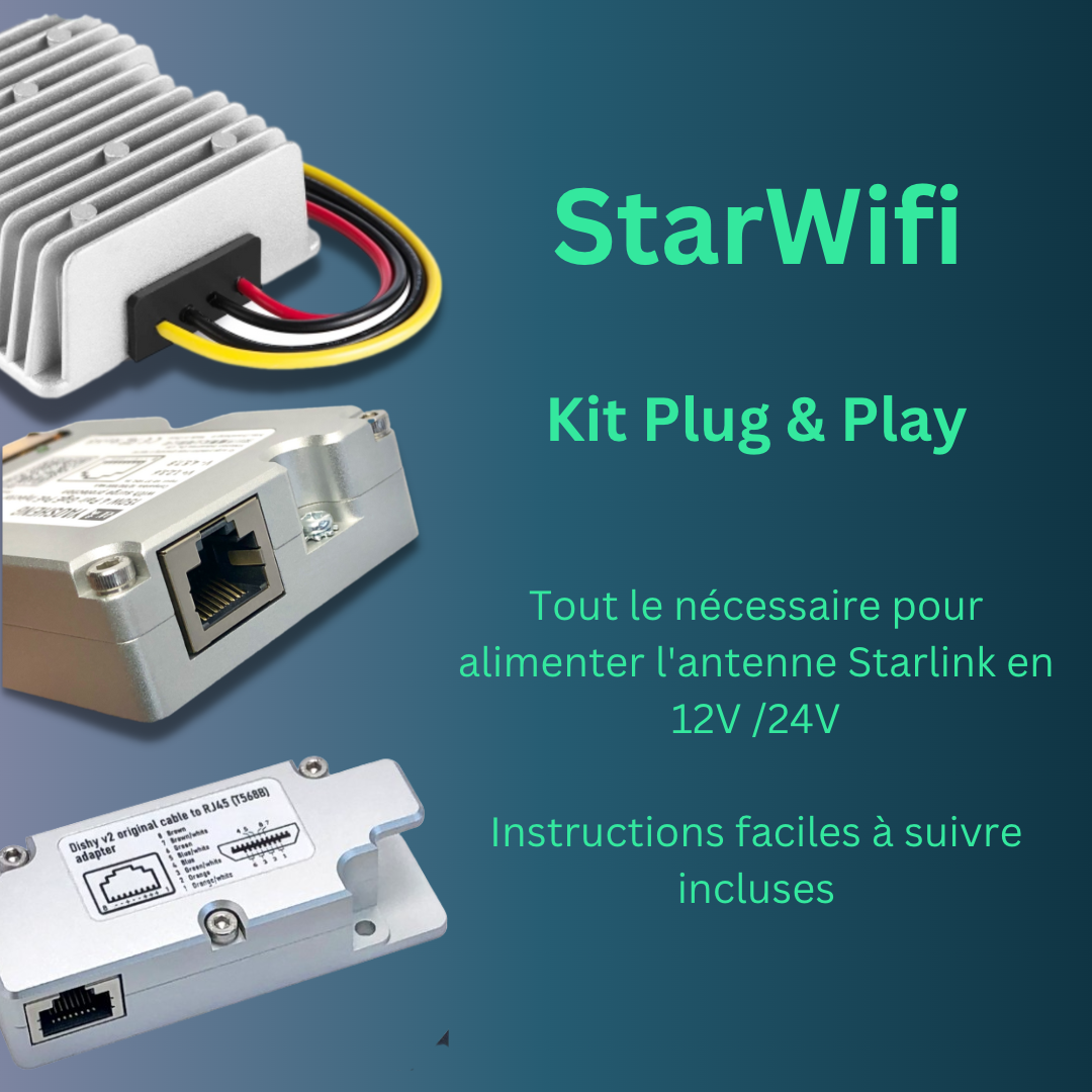 StarWifi - Kit Conversion Starlink 12V / 24V